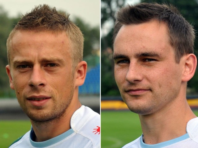 Sylwester Sikorski (z lewej) i Michał Zajdel będą grać w Partyzancie Targowiska.
