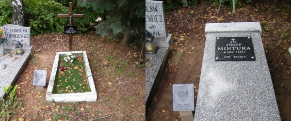 Groby odnowione przez kibiców Lecha
