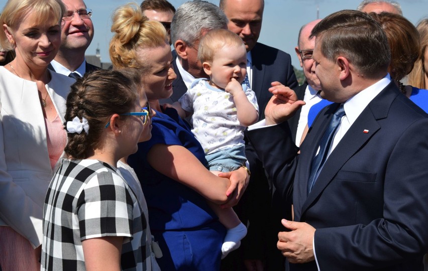 Wojciech Skurkiewicz, kandydat PiS na prezydenta Radomia oficjalnie zaprezentowany. Wspierają go marszałkowie Karczewski i Bielan