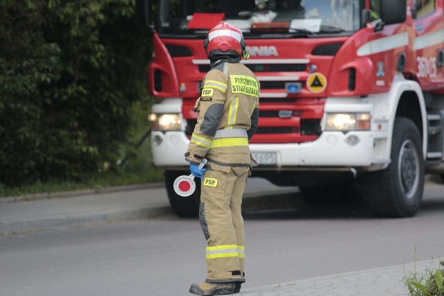 Pożar w EME Aero udało się ugasić, jeszcze przed przyjazdem straży pożarnej