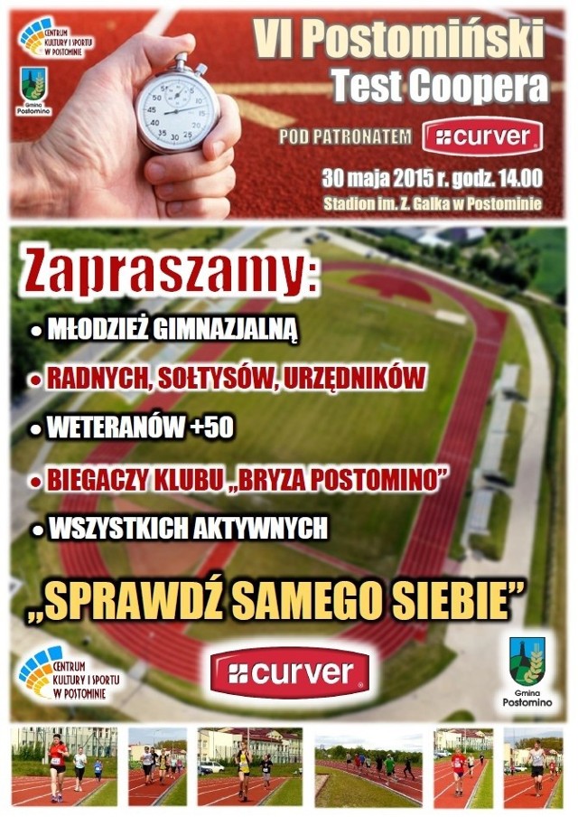 Centrum Kultury i Sportu w Postominie jest organizatorem dwóch imprez, które odbędą się w sobotę (30.05) na miejscowym stadionie im. Zbigniewa Galka.