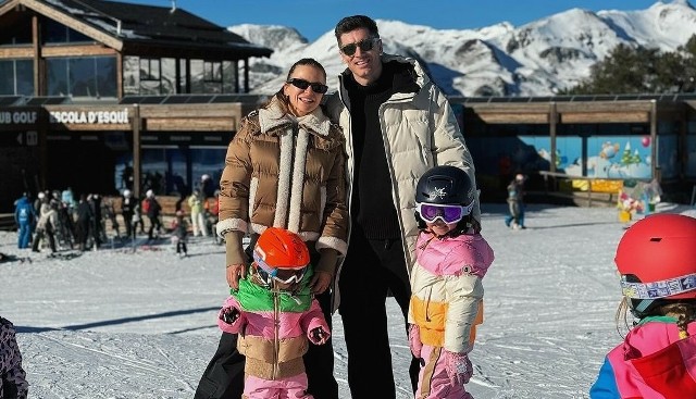 Lewandowscy spędzili urlop w Andorze. Anna i Robert Lewandowscy pojechali z dziećmi na narty w Pireneje. Zobacz urocze zdjęcia >>>>>