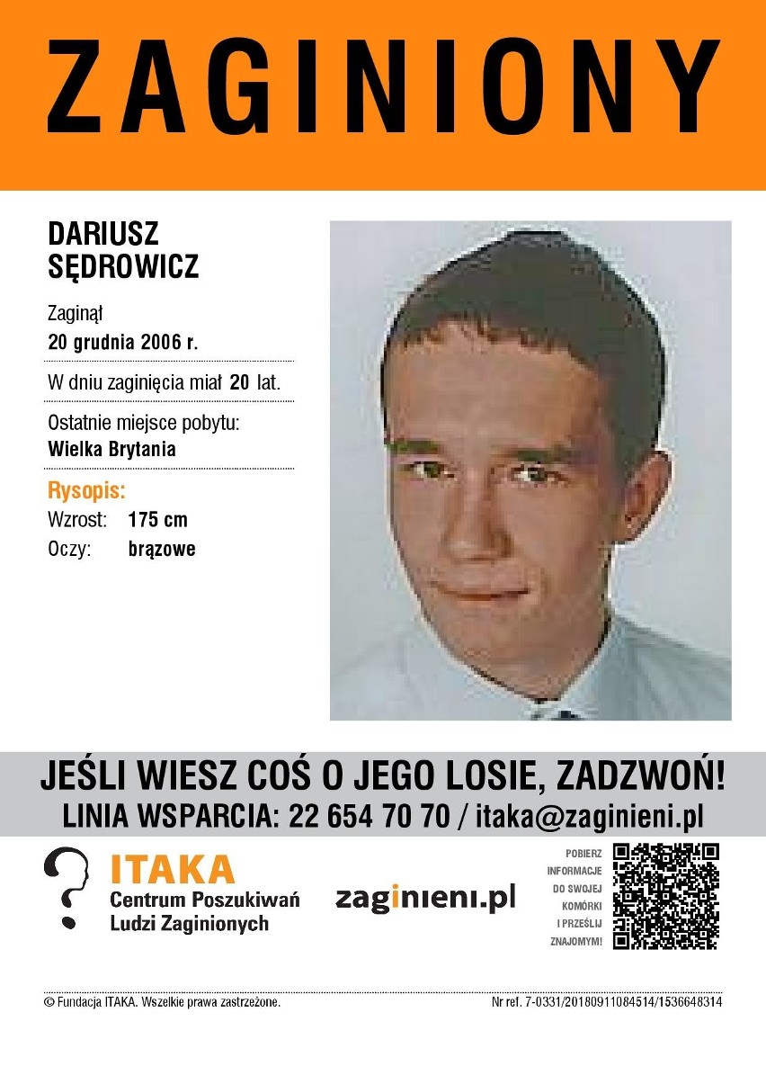 Zaginieni Polacy w Wielkiej Brytanii. Rozpoznajesz te osoby? (ZDJĘCIA), cz. II