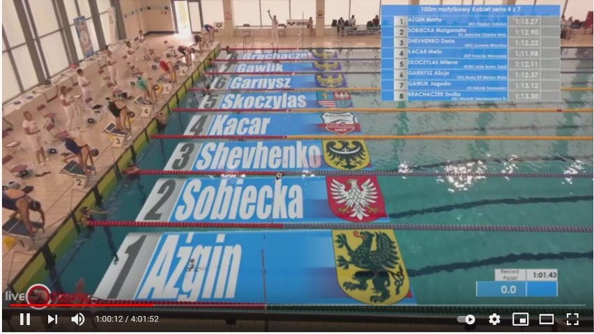 Pływacy Unii Busko-Zdrój startowali na Letnich Mistrzostwach Polski Juniorów Młodszych do 15 lat w Oświęcimiu [ZDJĘCIA]