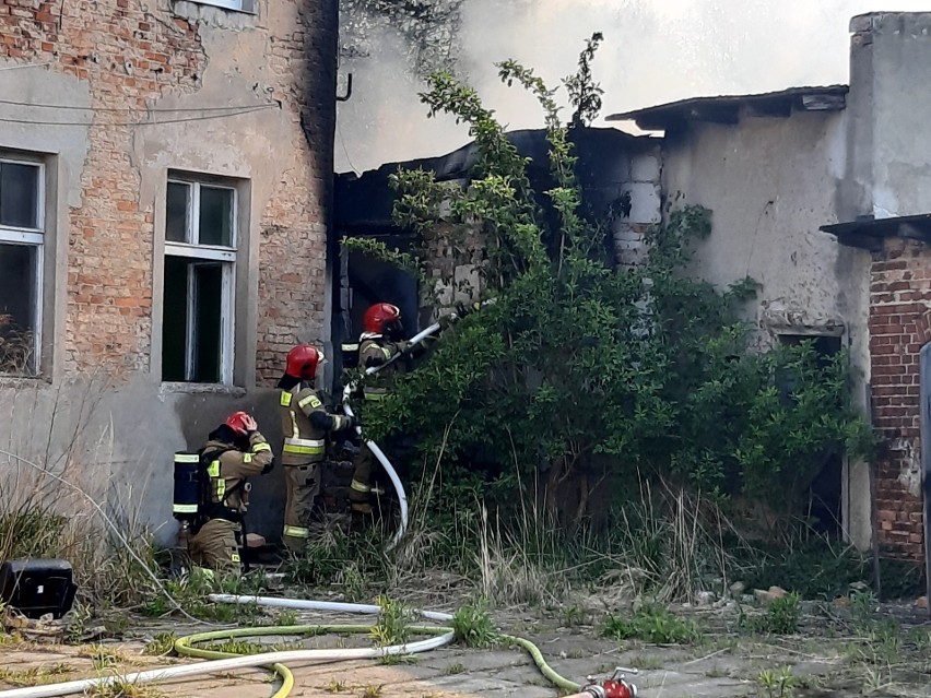 Pożar na ul. Braniborskiej w Szczecinie [ZDJĘCIA]                                                                               