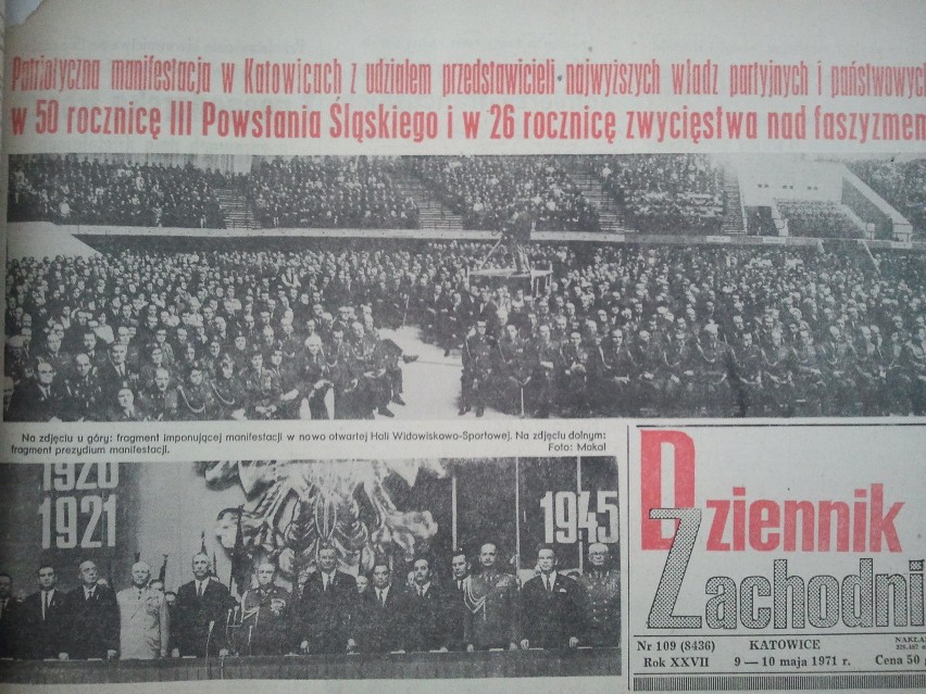 Wielkie uroczystości w Spodku, rok 1971