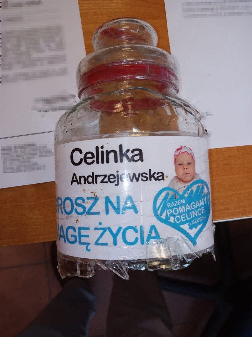 Mężczyzna ukradł skarbonkę z datkami na Celinkę Andrzejewską...