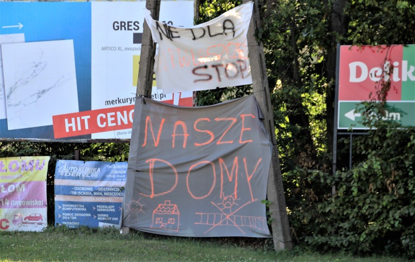 Protest w Żdanowie i okolicach