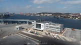 Próbne cumowanie w nowym Publicznym Terminalu Promowym w Porcie Gdynia [Film]