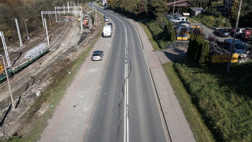 Ulica Zakopiańska w Rabce-Zdrój została zamknięta dla ruchu...