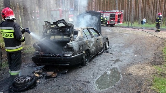 Przyczyna pożaru bmw, to najprawdopodobniej wada butli z instalacją gazową.