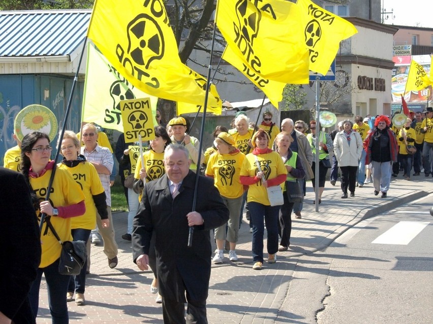 Stop atom - protest na 1 maja.