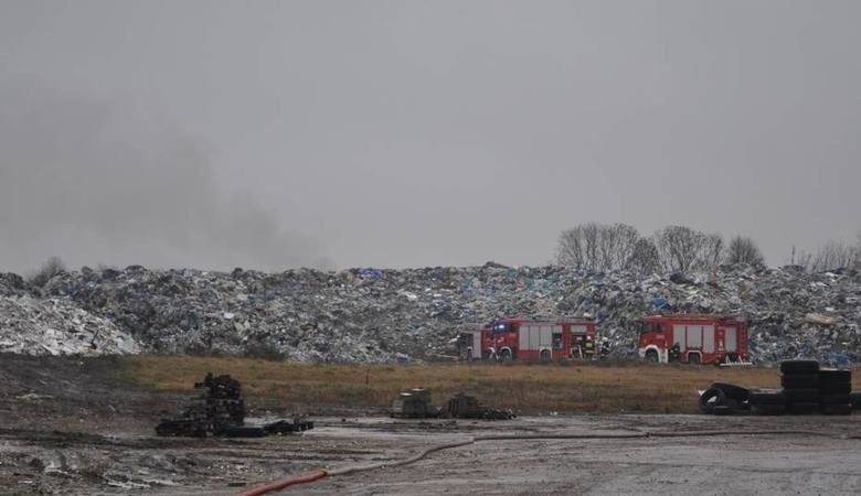 To kolejny pożar składowiska odpadów. Do podobnego zdarzenia...