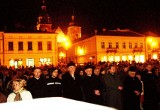 Tak kilkanaście lat temu w Nowym Sączu obchodzono rocznicę śmierci Jana Pawła II. Zdjęcia 