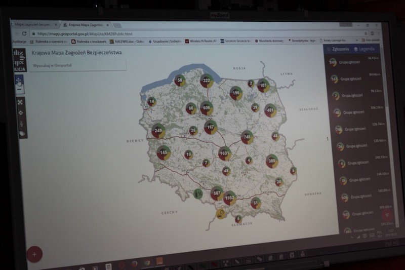 Mapa zagrożeń już dostępna. Sprawdź, gdzie jest niebezpiecznie