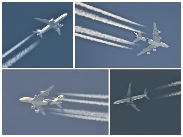 Codziennie wielkie samoloty przelatują nad Zieloną Górą.