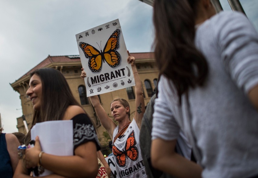 Waszyngton: protest przeciwko deportacjom imigrantów. Domagano się rozwiązania służby celnej i imigracyjnej