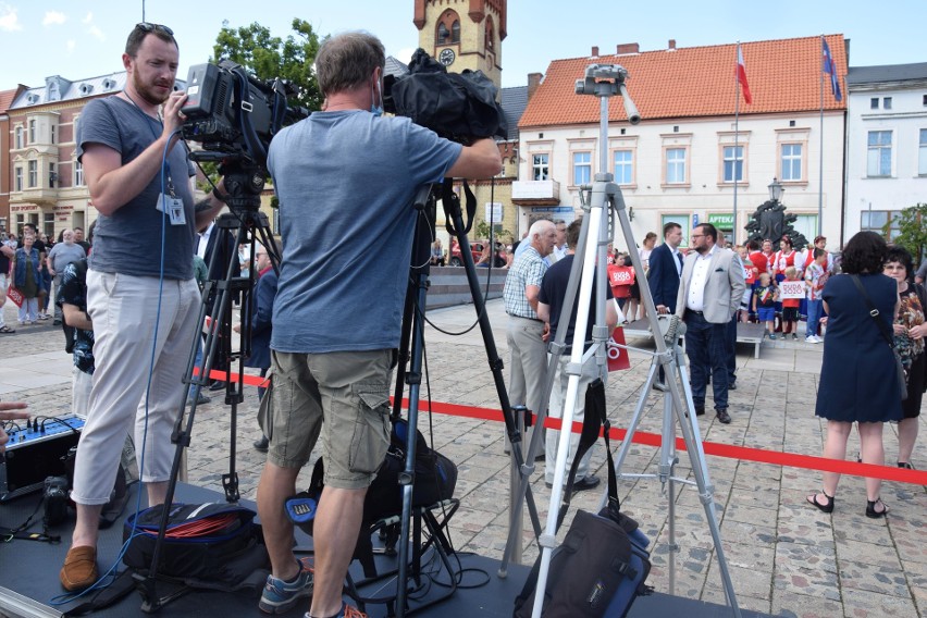 Premier Mateusz Morawiecki w Świeciu namawiał do głosowania na Andrzeja Dudę [zdjęcia, wideo]