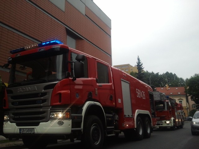 Pożar w Focus Mall w Rybniku