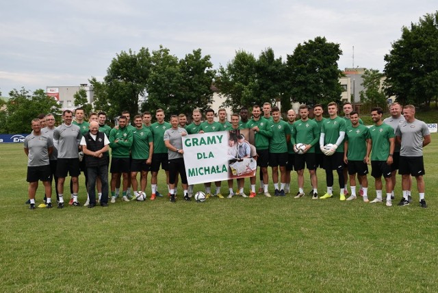 W akcję pomocy Michałowi Perytowi zaangażowali się też piłkarze i szkoleniowcy beniaminka ekstraklasy, Radomiaka Radom.