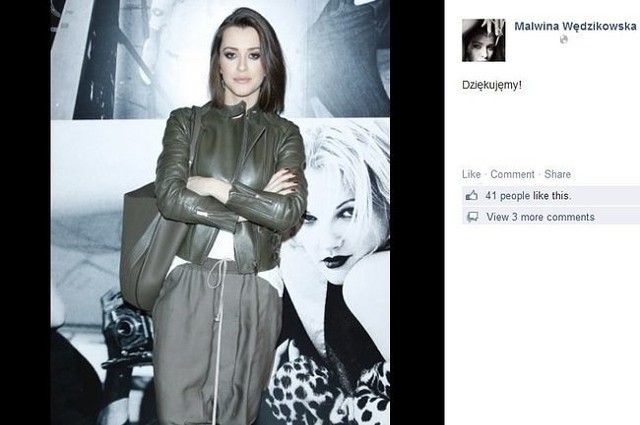 Malwina Wędzikowska (fot. screen z Facebook.com)