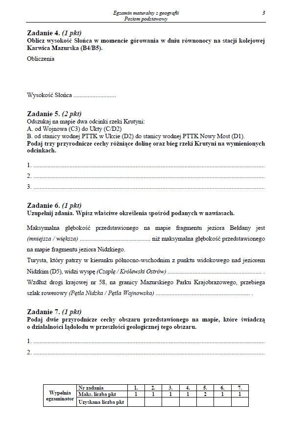 MATURA 2013 GEOGRAFIA: ODPOWIEDZI, mamy ARKUSZE [poziom podstawowy]