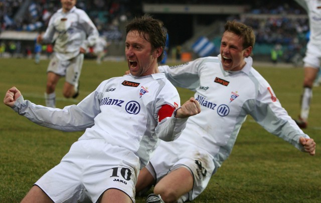 Jerzy Brzęczek (na pierwszym planie) i Tomasz Zahorski. Czy znów będą w jednym klubie?