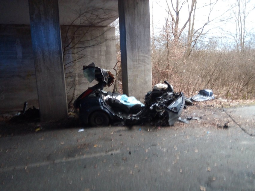 Wypadek był pomiędzy Starą Dąbrową a Białuniem w powiecie...