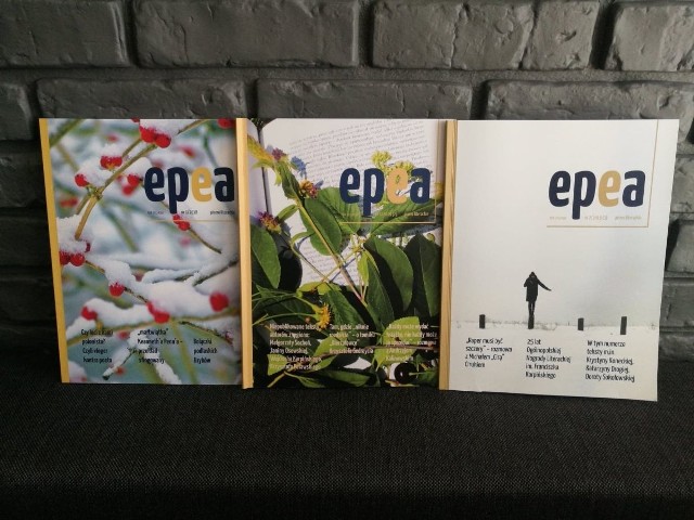 Nieregularnik „Epea.Pismo literackie” powstał w 2018 roku jako odpowiedź na potrzeby środowiska podlaskich literatów, wyartykułowane przez nich podczas sejmiku poetyckiego, towarzyszącego II edycji Festiwalu Literackiego „Autorzy i książki. Podlaskie podsumowanie”.