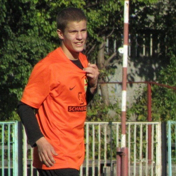 Mateusz Ruciński (na zdjęciu) zdobył w tym sezonie już 15 goli.
