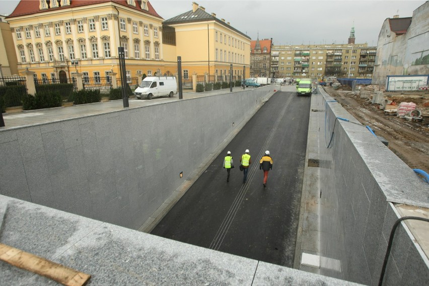 Tunel na Zamkowej poprowadzi kierowców do parkingu pod...