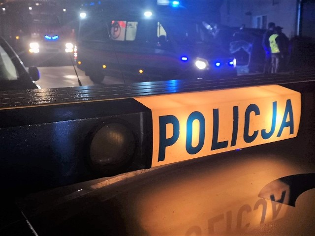 Pijanego motocyklistę zatrzymali policjanci z referatu ruchu drogowego KPP w Nakle