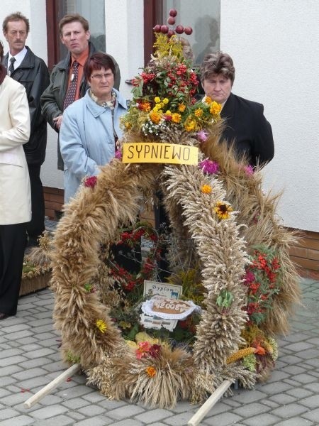 Jeden z wyróznionych wienców pochodzil z Sypniewa