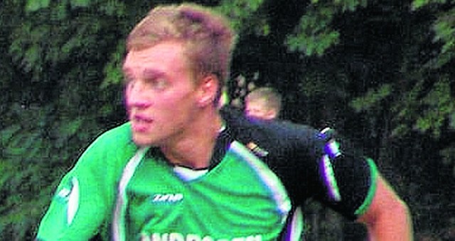  Andrii Korol strzelił gola dla Partyzanta w meczu ze Zdrojem.