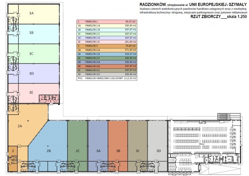 Plan parku handlowego