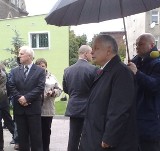 Prezydent Lech Kaczyński jest w Brzegu