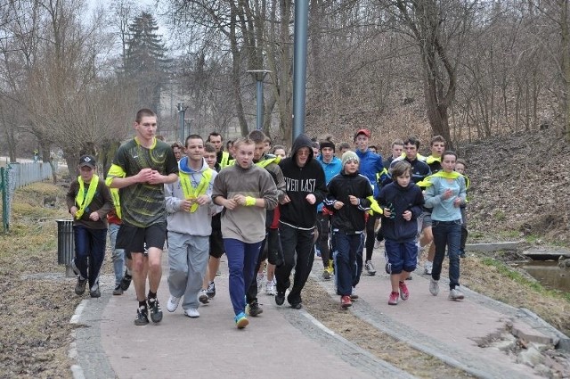 W biegu po Sandomierzu wzięło udział około 250 osób.