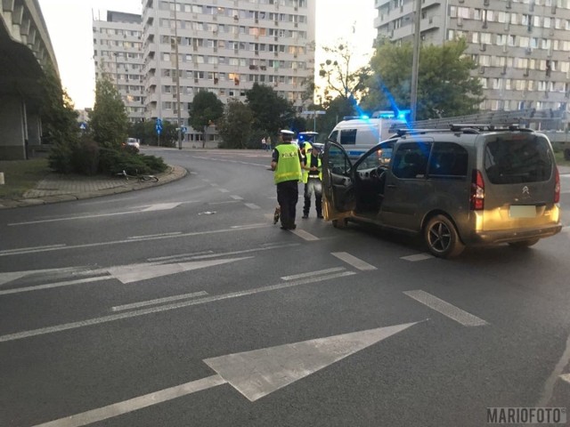 Do wypadku doszło o godz. 19.15 na ulicy Nysy Łużyckiej w Opolu.