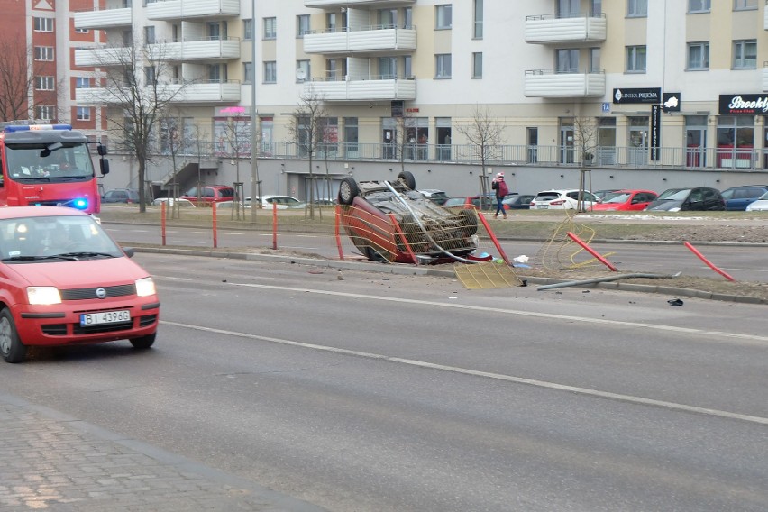 Potrącenie na ul. Żeromskiego w Białymstoku. Citroen wjechał...