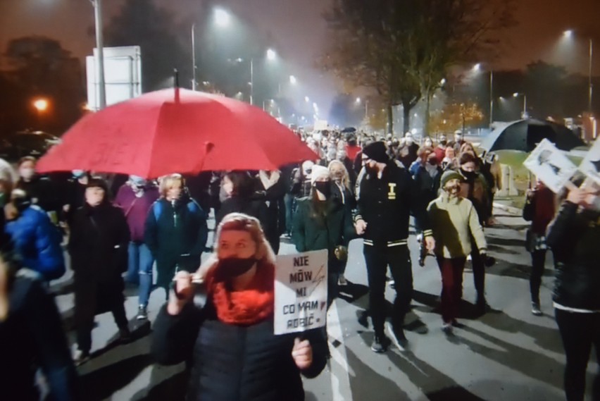Strajk kobiet w Tychach...