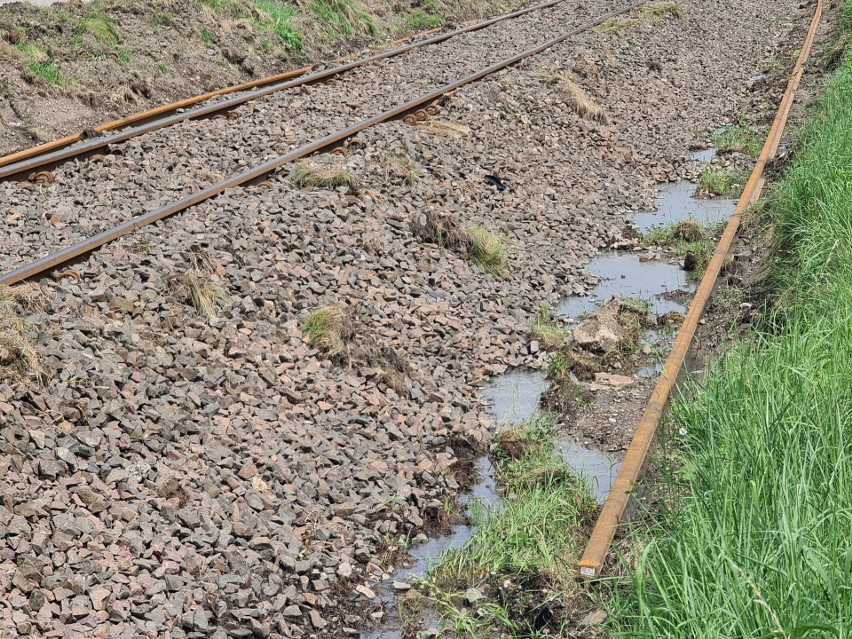Trwa przebudowa linii kolejowej między Toruniem i Chełmżą. W...