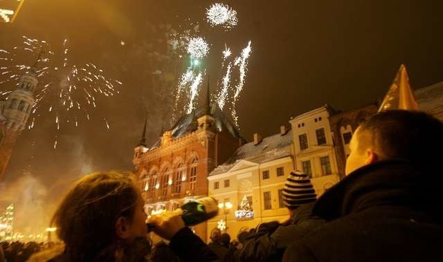 Sylwestrowa noc będzie raczej "gorąca". Temperatura ma wynieść ok. 1 st. C.