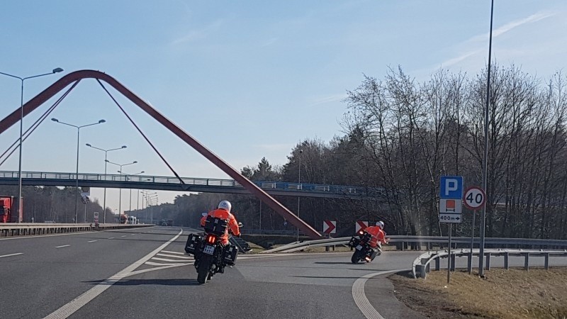 Na autostradzie A4 pojawiły się patrole motocyklowe (ZDJĘCIA)