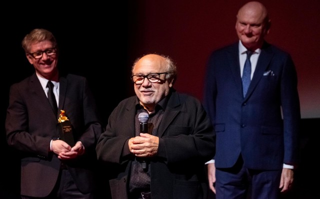 Danny DeVito podczas festiwalu Camerimage w Toruniu.