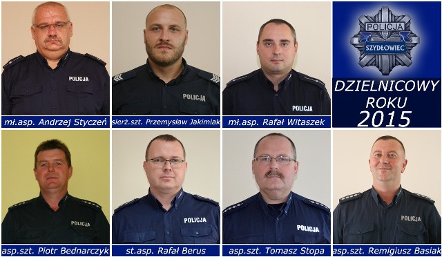 Siedmiu policjantów aspiruje do miana Najpopularniejszego Dzielnicowego 2015 roku w powiecie szydłowieckim.