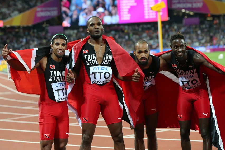 Trynidad i Tobago - złoty medal w sztafecie 4x400 m