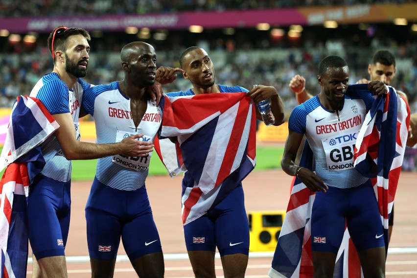 Wielka Brytania - brązowy medal w sztafecie 4x400 m