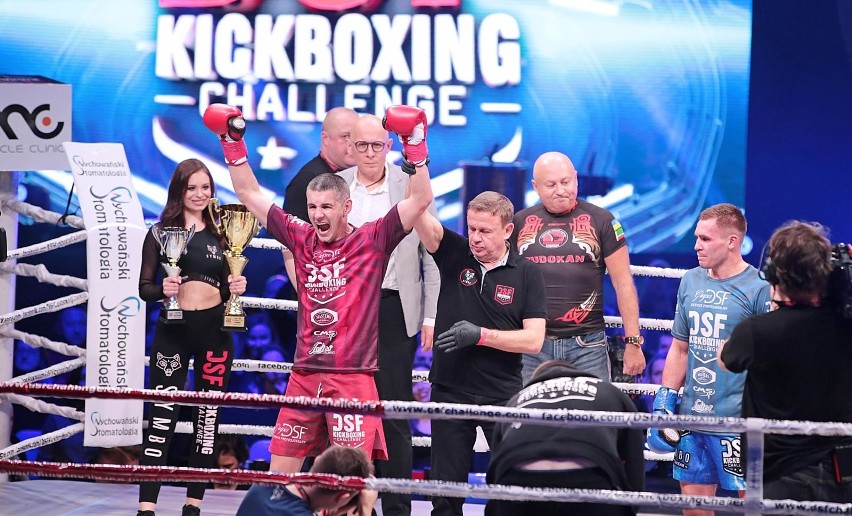 Tomasz Sarara po zwycięstwie w hali Wisły Kraków na gali DSF Kicboxing Challenge 20: Czułem, że mam walkę pod kontrolą [ZDJĘCIA]