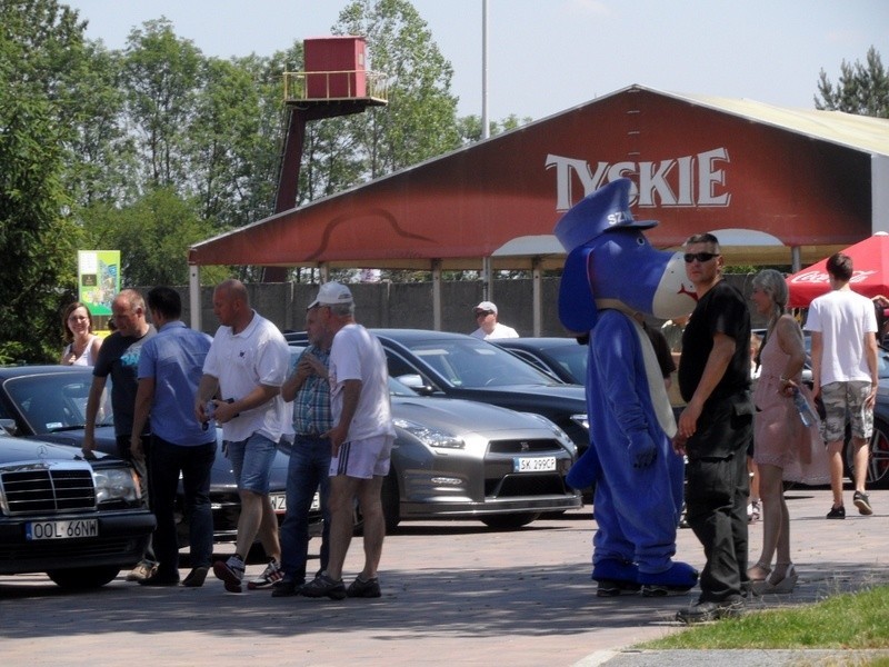 Luksusowe auta idealnie komponowały się z otoczeniem...