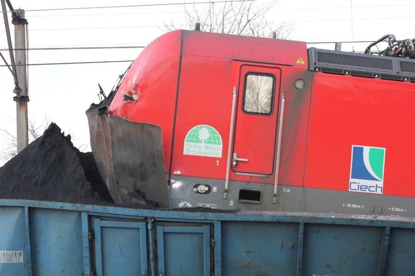 Tarnówka: Zderzyły się dwa pociągi towarowe